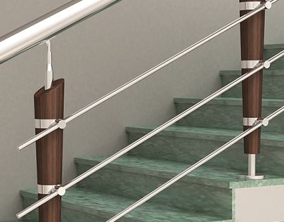 Contoh Gambar Railing Tangga Stainless
